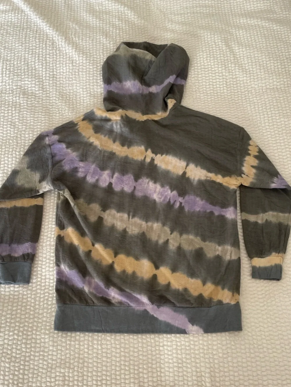FP Movement by Free People | Gray Tie-Dye Hoodie Top | Workout Top - Picture 2 of 12